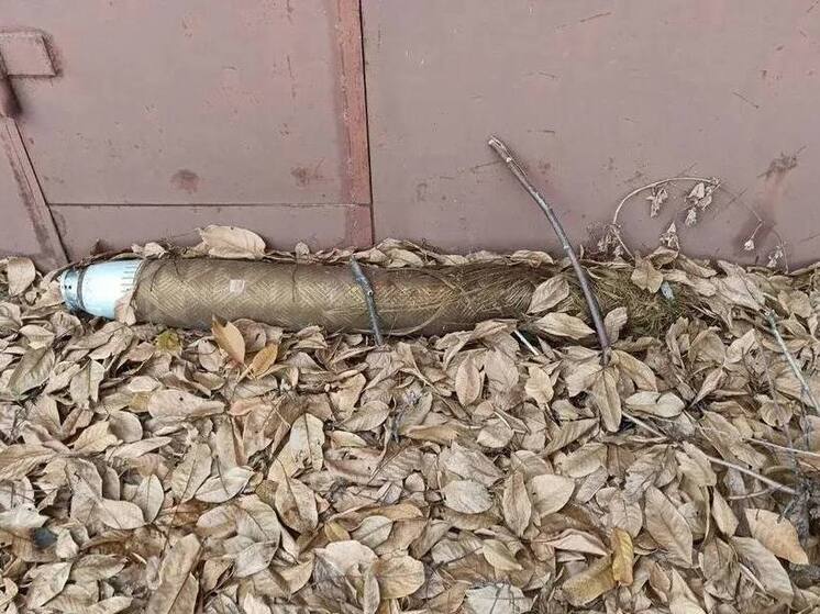В Новой Каховке Херсонской области обнаружили неразорвавшийся снаряд