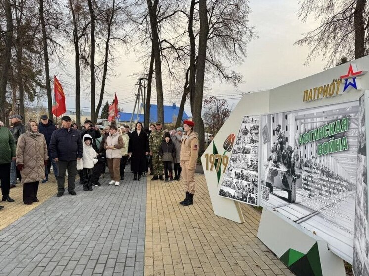 Парк «Патриот» с музеем под открытым небом открылся в Рассказово