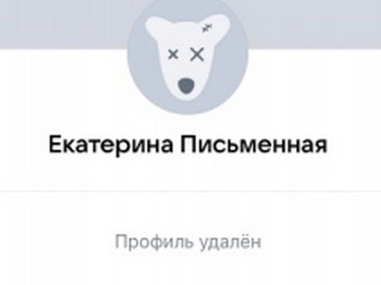 Экс-глава курского минздрава Екатерина Письменная удалилась из соцсетей