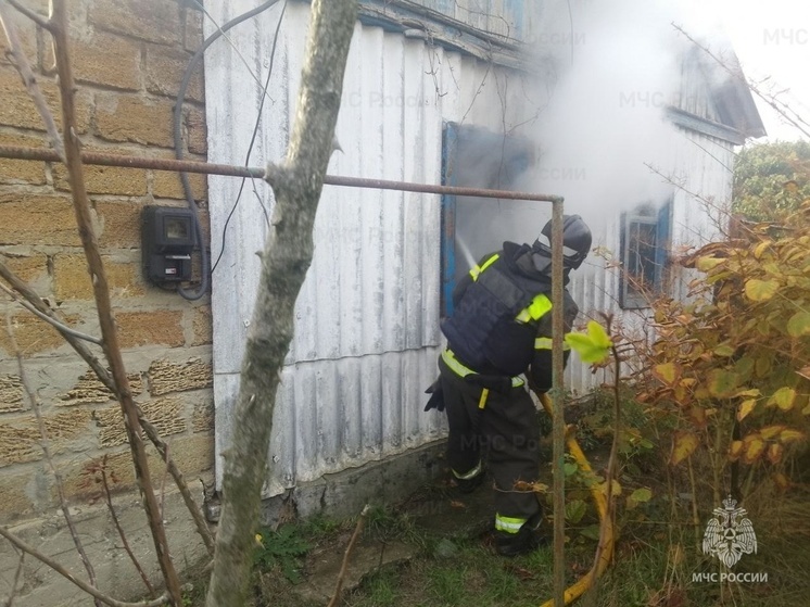 В Херсонской области потушили пожар в жилом доме