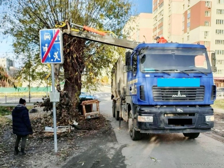 В Ленинском районе Пензы провели масштабную уборку муниципальных территорий