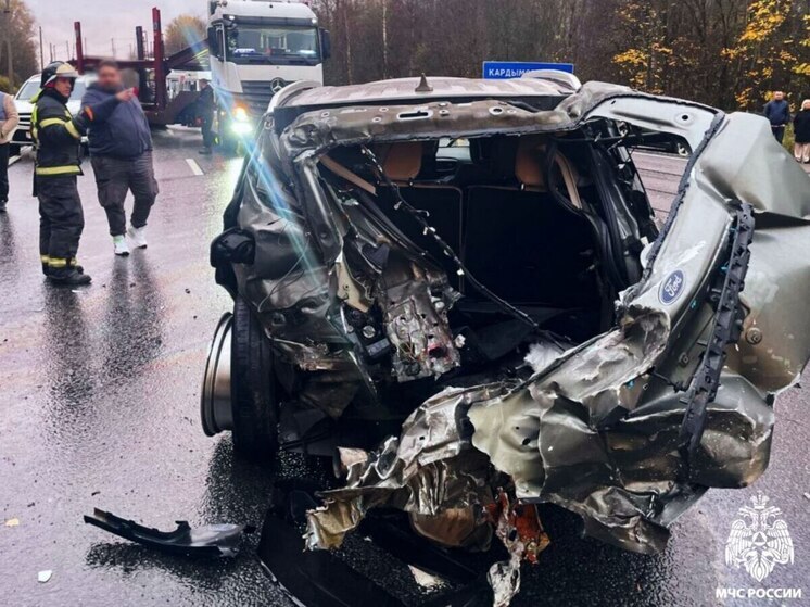 На трассе М-1 в Смоленском районе произошло ДТП с пострадавшими