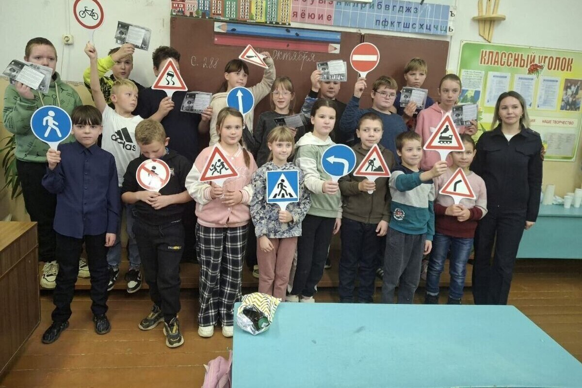Школьникам Новосокольников рассказали о важности световозвращателей