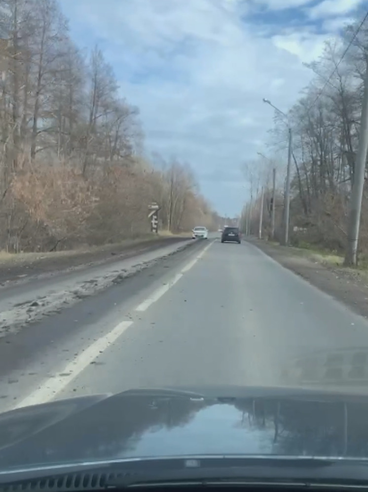 Житель Пензы пожаловался на грязь на дороге по улице Чаадаева