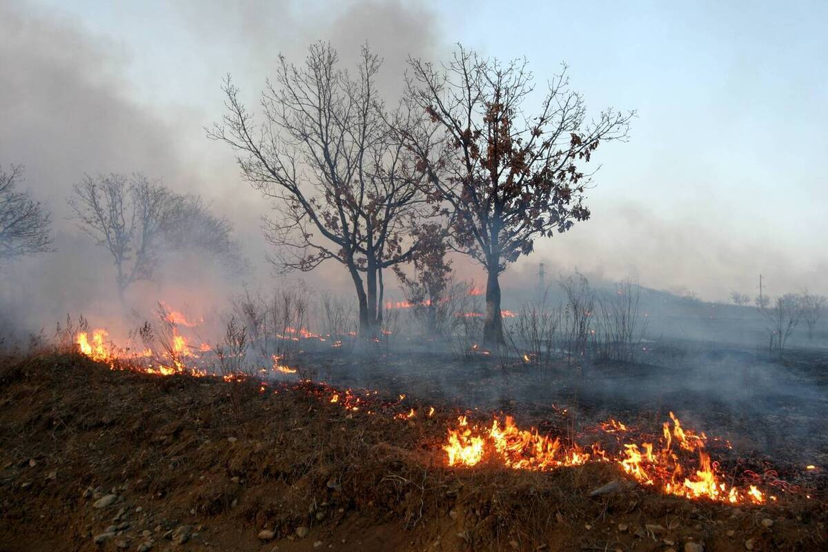 В Иркутской области водители прорываются сквозь густой дым