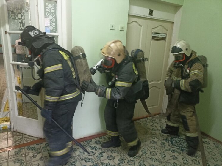 В Донском спасатели провели пожарно-тактические учения в больнице