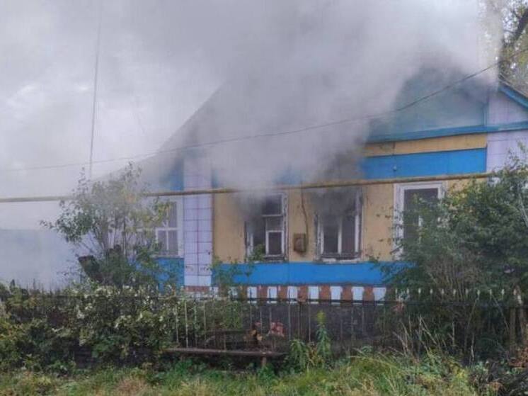 В Курской области на пожаре погибла 90-летняя женщина