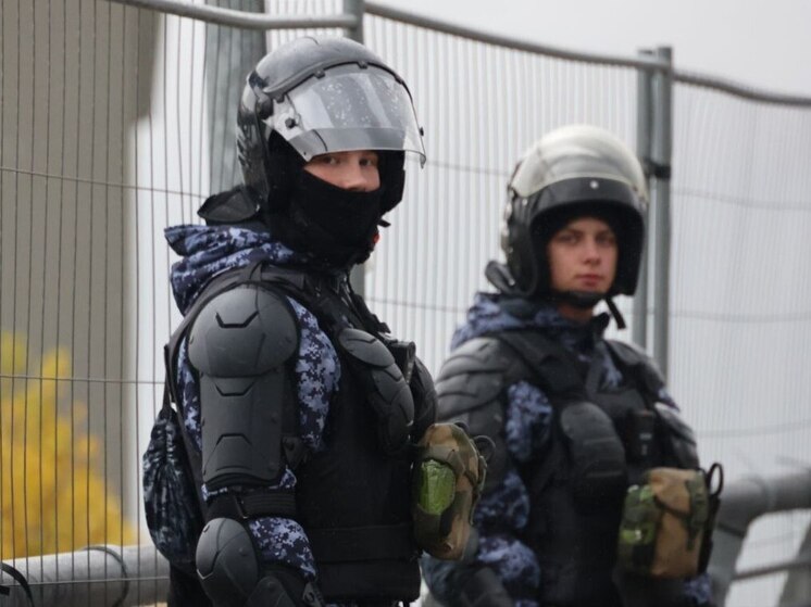 500 бойцов Росгвардии и полиции следят за проведением матча «Зенит» и «Динамо»