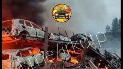 Трагедия на трассе «Сибирь»: крупное ДТП с участием грузовиков попало на видео