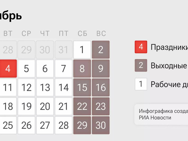 Для жителей Калмыкии началась длинная рабочая неделя