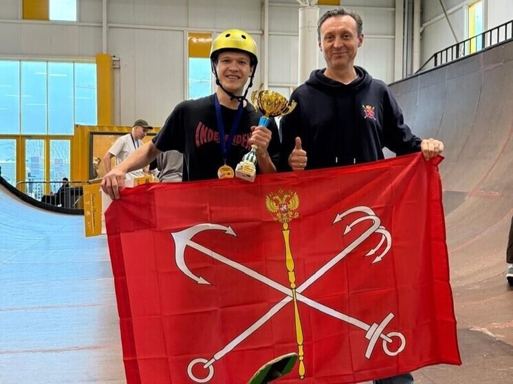 Петербуржец завоевал золотую медаль на чемпионате России по скейтбордингу