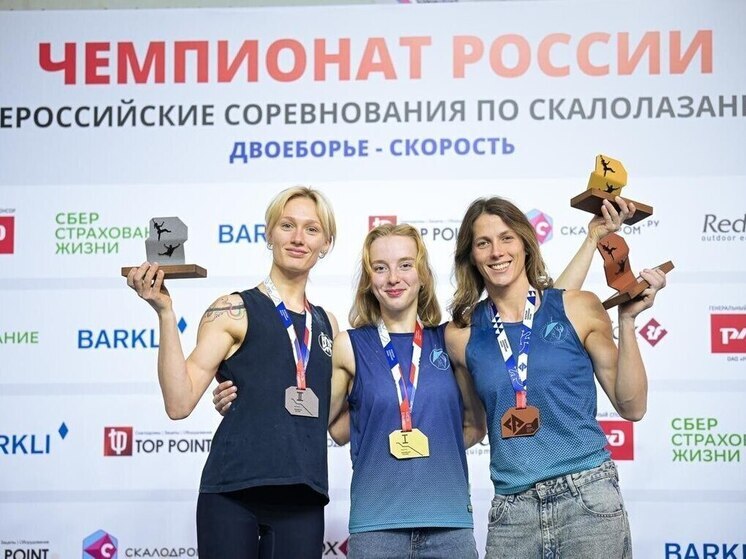 Петербургские спортсменки отличились на чемпионате России по скалолазанию