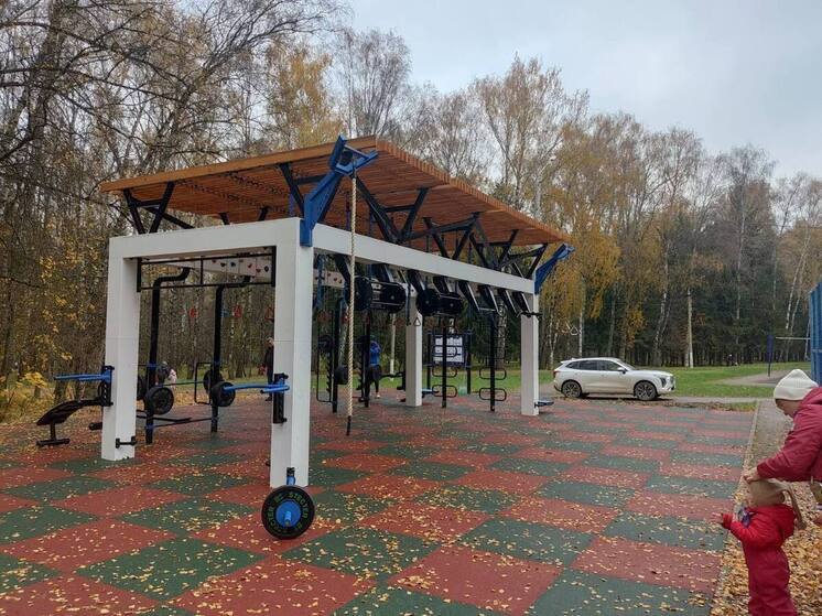 В тульском парке Белоусова открыли многофункциональный спортивный комплекс