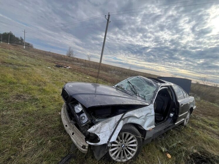 Под Воронежем погиб водитель в перевернувшемся «БМВ»