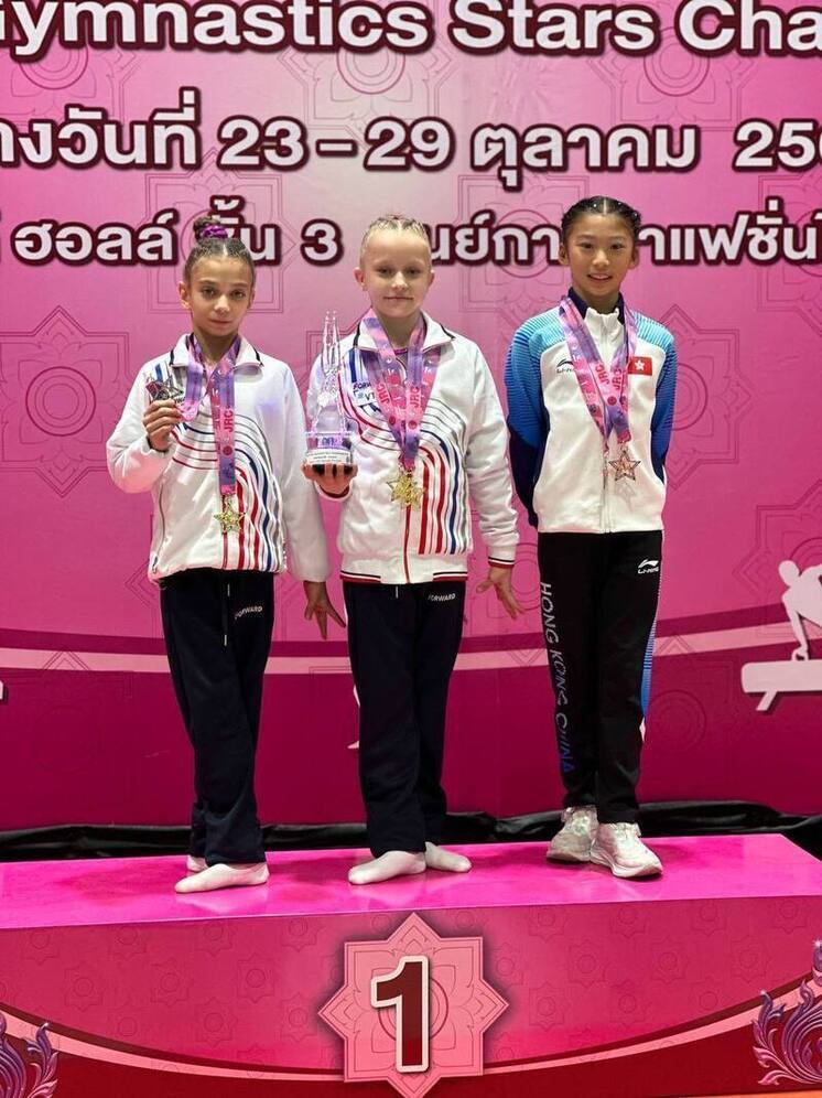 Тюменская гимнастка блестяще выступила на международных соревнованиях в Бангкоке