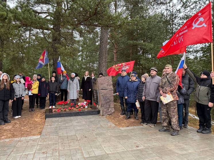 Место захоронения героя ВОВ Григория Кротова благоустроили в поселке Устье Видлицы