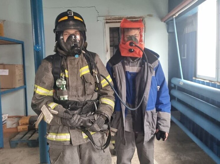 В Белоярском прошли пожарно‑тактические учения