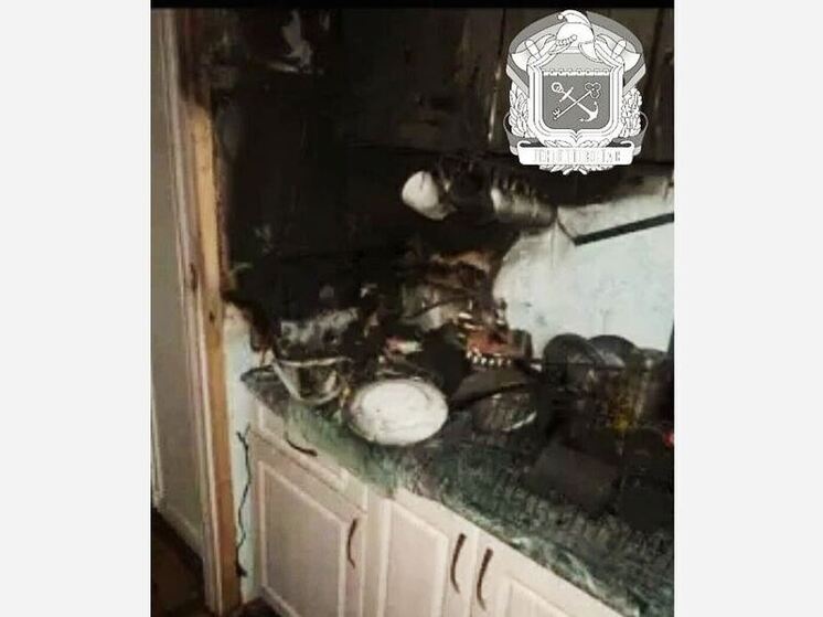 Во Всеволожском районе ночью тушили пожар из-за короткого замыкания на кухне