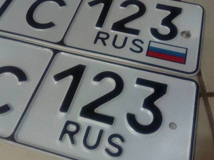 Новый ГОСТ для тамбовчан: теперь на автомобильном номере должен быть триколор