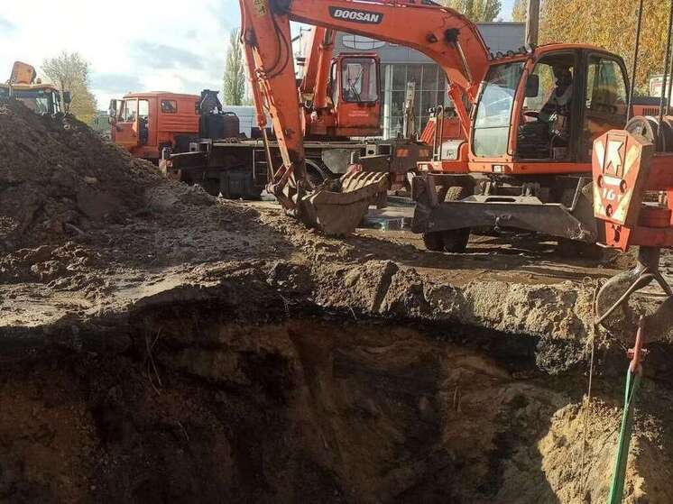 Специалисты завершили ремонт водовода в Советском районе Воронежа