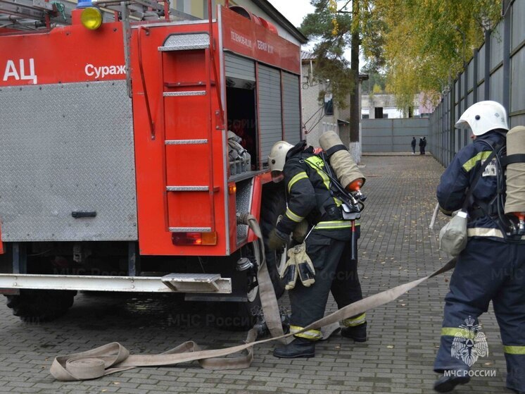 Спасатели Брянской области прошли учения в Сураже