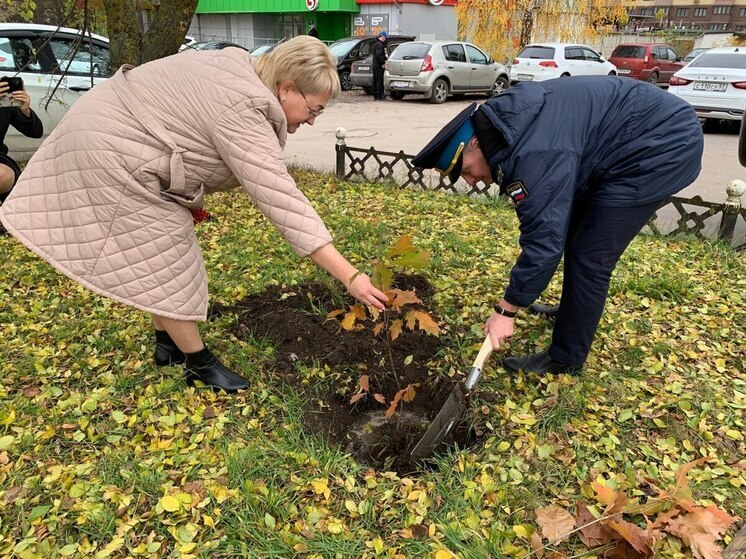В Орле появилась аллея в честь юбилея института судебных приставов