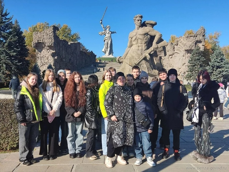 Пензенские школьники совершили образовательное путешествие в Волгоград в рамках проекта «Вагон знаний»