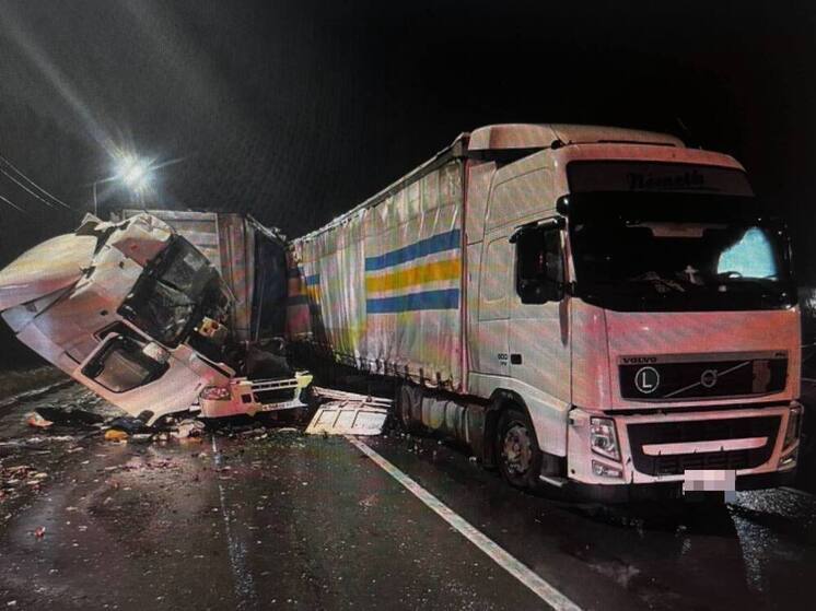 Водитель пострадал в ДТП с двумя грузовиками на трассе М-5 в Рязани