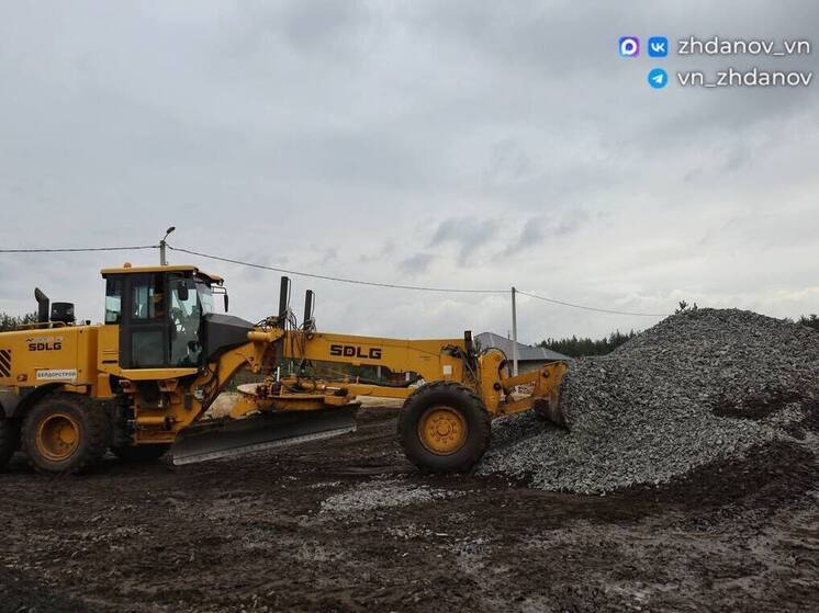 В Старом Осколе благоустраивают район индивидуальной застройки «Ладушки»