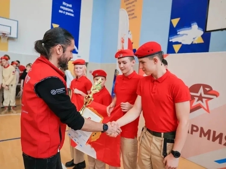 Серпуховские юнармейцы взошли на пьедестал областного чемпионата