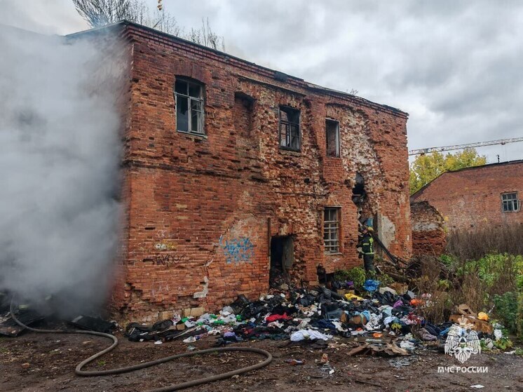 Тульские пожарные спасли дом культурного наследия на Пирогова