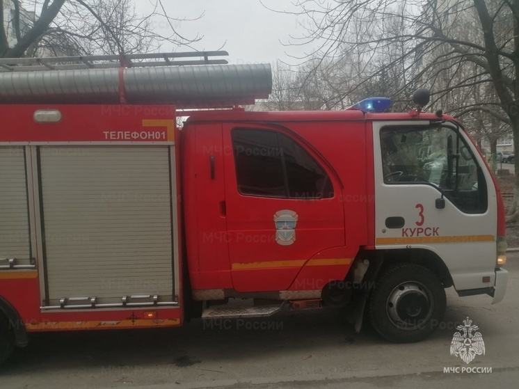 В Курске произошёл пожар в техпомещении на улице 50 лет Октября