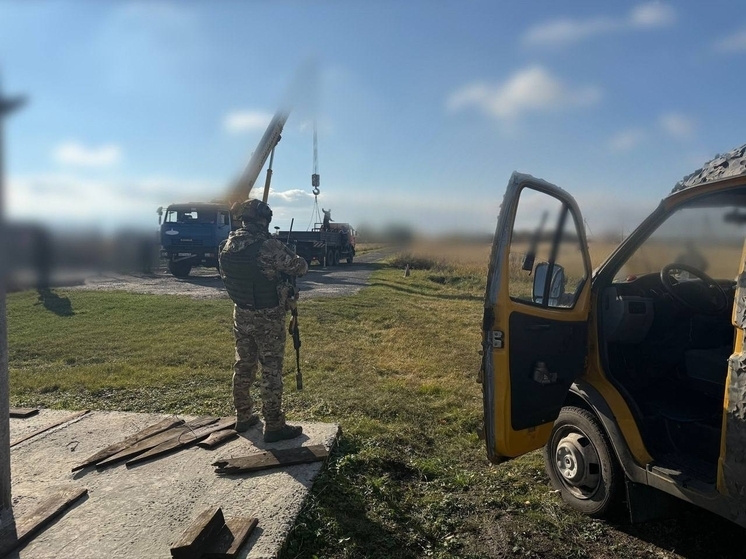 Добровольцы отряда «Барс-Курск» защищают ремонтные бригады в приграничье