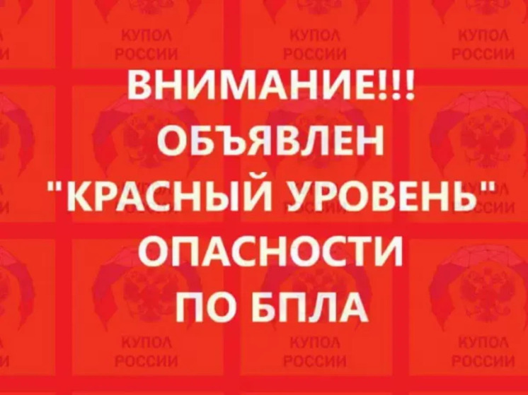 На Дону ночью 29 октября был введен наивысший уровень тревоги из-за угрозы атак БПЛА