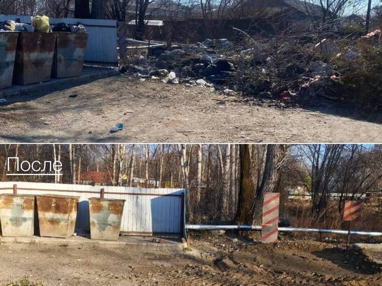 В Зее ликвидирована стихийная свалка после прокурорской проверки
