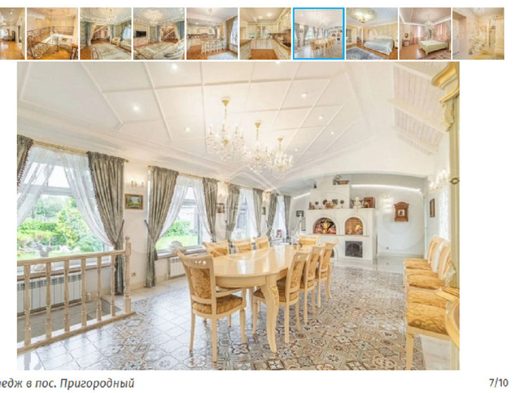 В Барнауле за 100 млн рублей продают трехэтажный особняк около страусиного ранчо