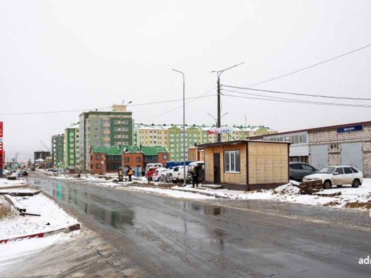 Пешеходные дорожки осталось обустроить на Полярной в Нарьян-Маре