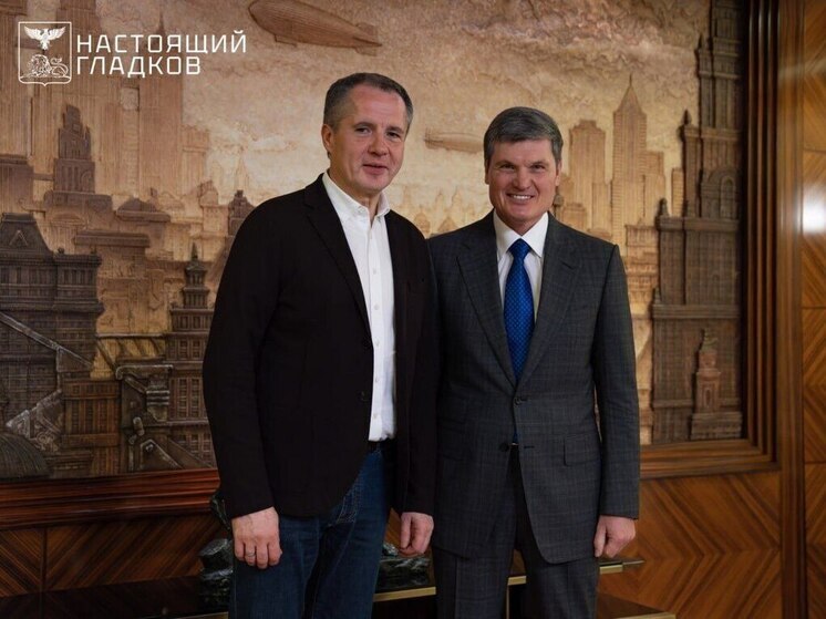 Вячеслав Гладков встретился с гендиректором Объединенной металлургической компании