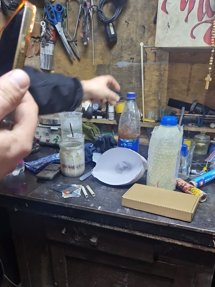 Житель Карабаново устроил у себя в гараже нарколабораторию