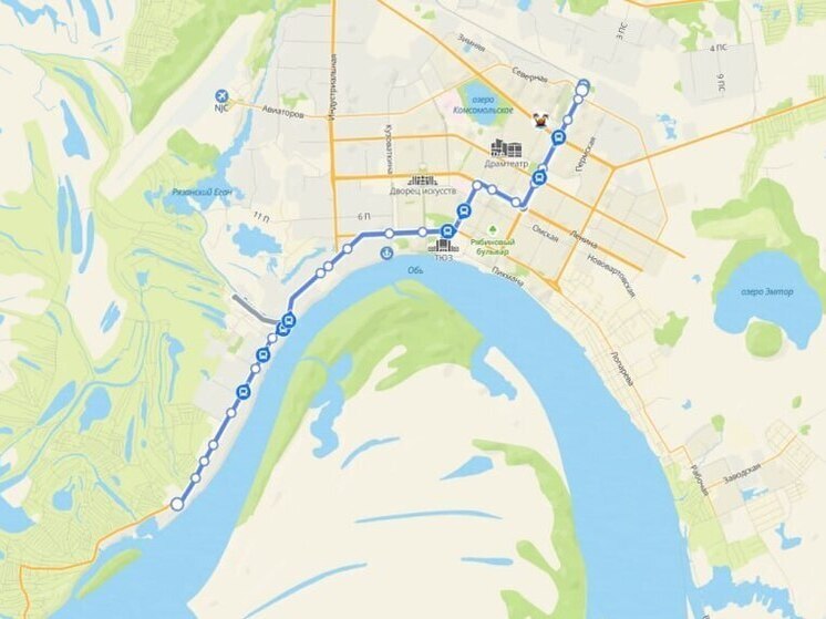 В Нижневартовске с 1 ноября изменится маршрут автобуса № 14