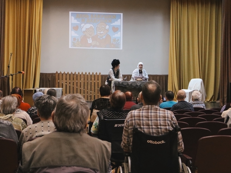 В «Октябрьском геронтологическом центре» Костромской области прошел праздничный концерт для его подопечных