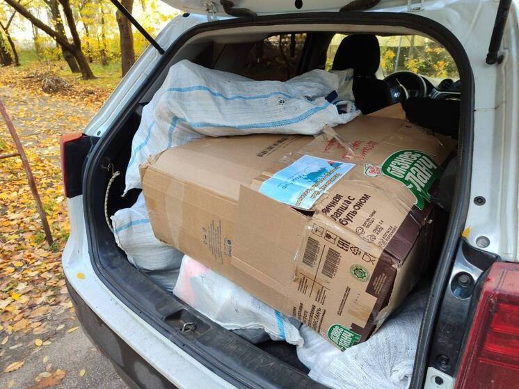 В Новую Каховку доставили очередную партию гуманитарного груза