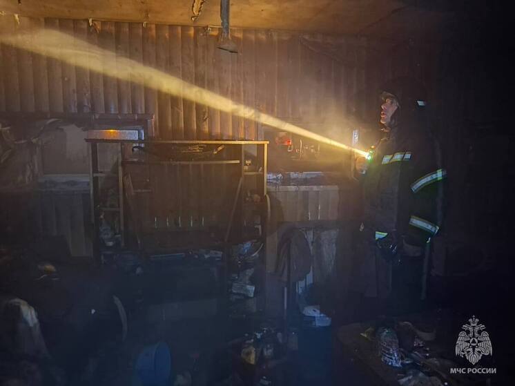 Пожарные спасли мужчину из горящего дома в Тверской области