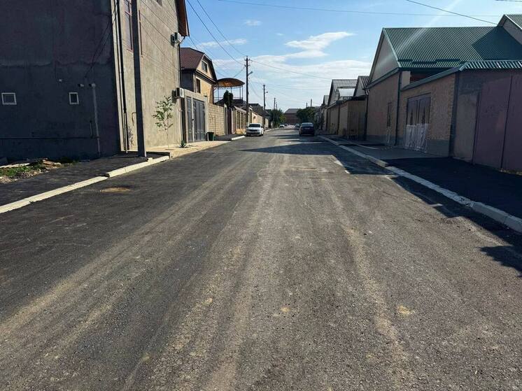 В Хасавюрте завершили ремонт дороги на одной из улиц города