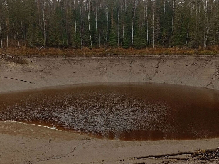 Целое озеро вновь исчезло в Вытегорском округе