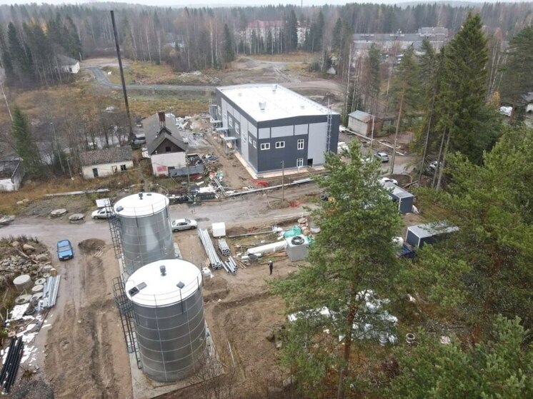 В Суоярви завершили монтаж ключевого оборудования на новой котельной