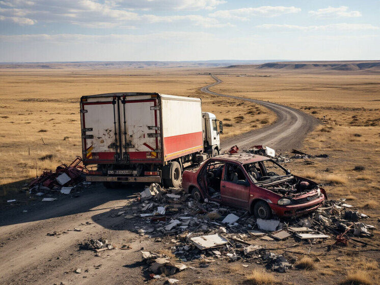 Четверо детей пострадали в ДТП с грузовиком в Заиграевском районе Бурятии