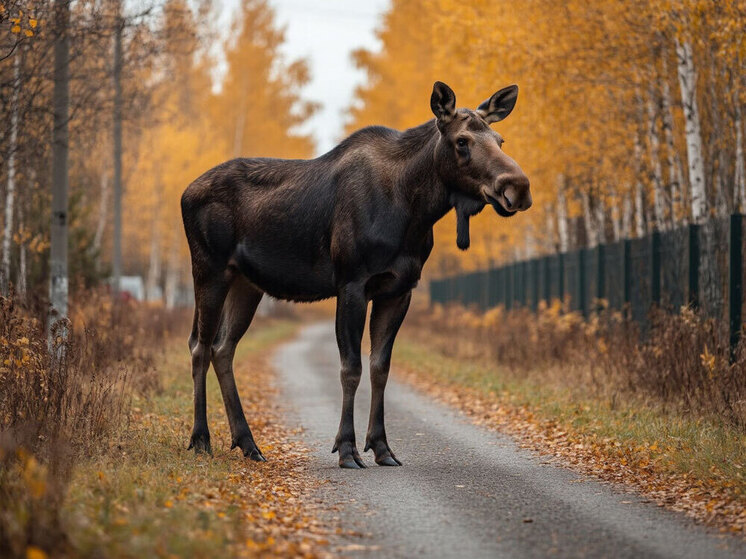 В Ярославле жители требуют изгнать из жилого квартала лося