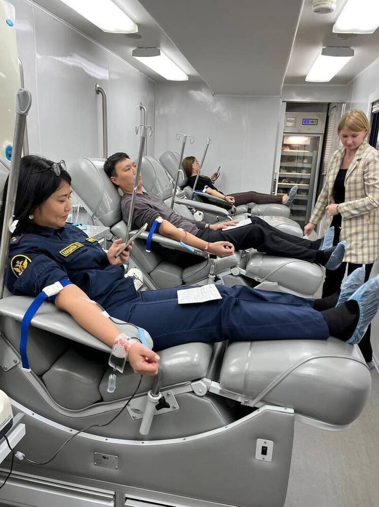 В селе Калмыкии донорами стали свыше 200 человек