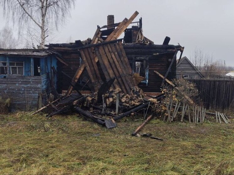 Владелец дома в Марий Эл пострадал, спасая документы при пожаре